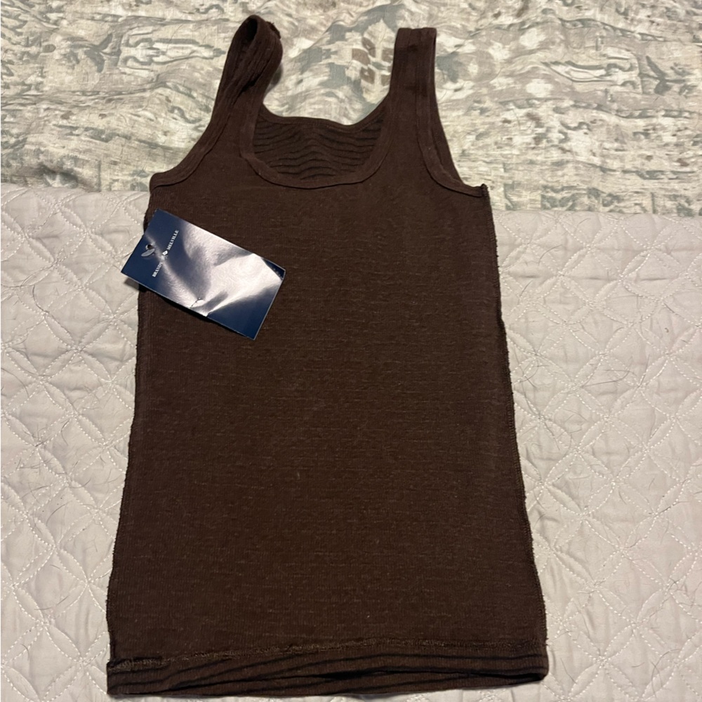 Brandy Melville Chocolate Brown Top